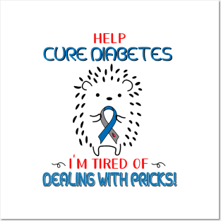 Diabetes awareness Hope Cure Diabetes Diabetes Gift Wife Daughter Gift Posters and Art